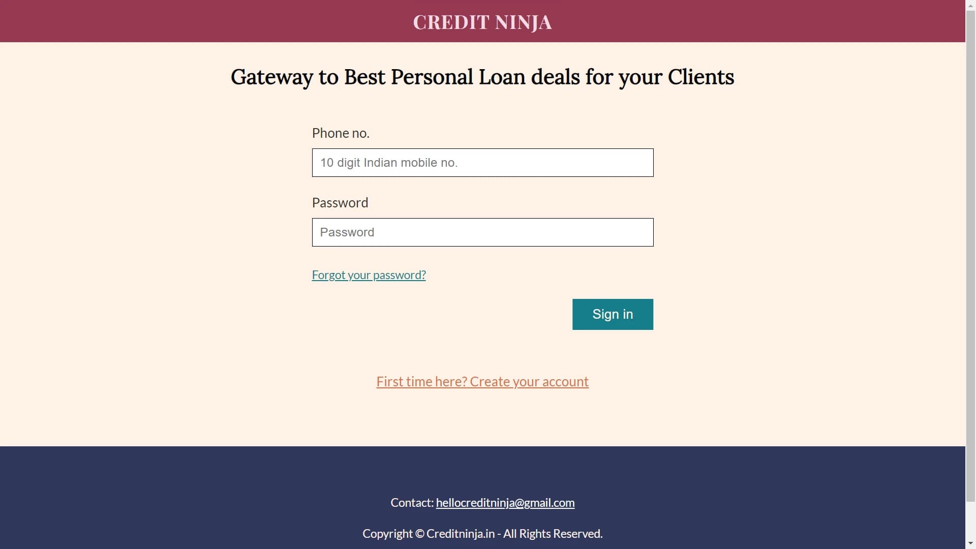 Credit Ninja screenshot