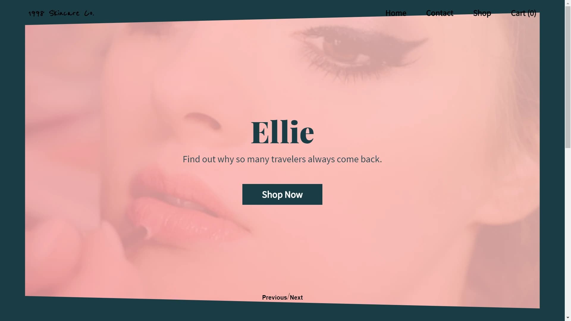 1998 Skincare Co. screenshot